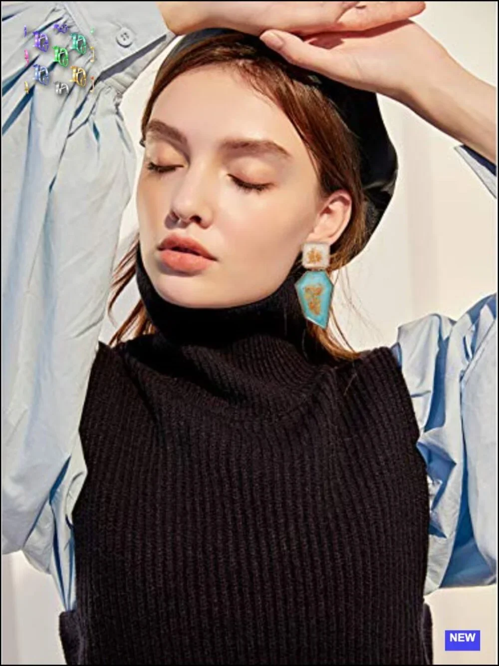 Acrylic Geometric Drop Dangle Earrings Statement Jewelry for Women